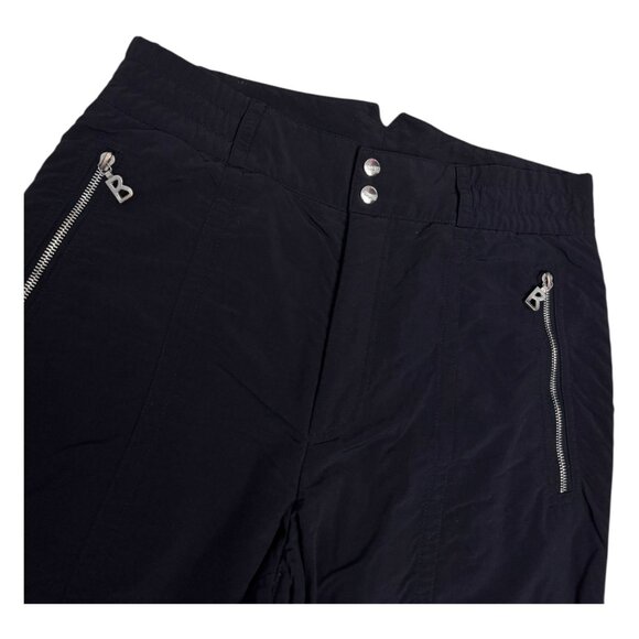 BOGNER Vintage 90s Designer Ski Snowboard Black Winter Snow Pants Womens 32x30 - Picture 2 of 7